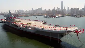 Ето го първия самолетоносач Made in China (ВИДЕО)