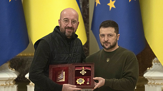 Шарл Мишел в Киев: Духът на Чърчил и Мандела живее в сърцето на всеки украинец