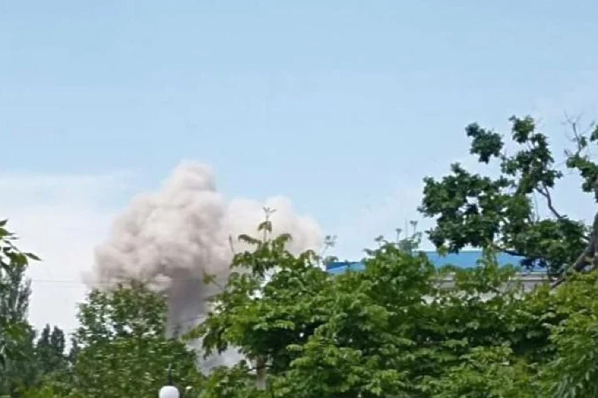 Взрив в пристанището на окупирания Бердянск (ВИДЕО)