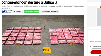 Коста Рика залови 50 кг кокаин за България