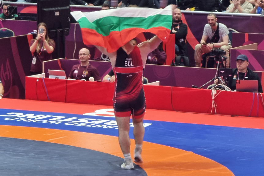 Валентин Ангелов след златото по борба: 