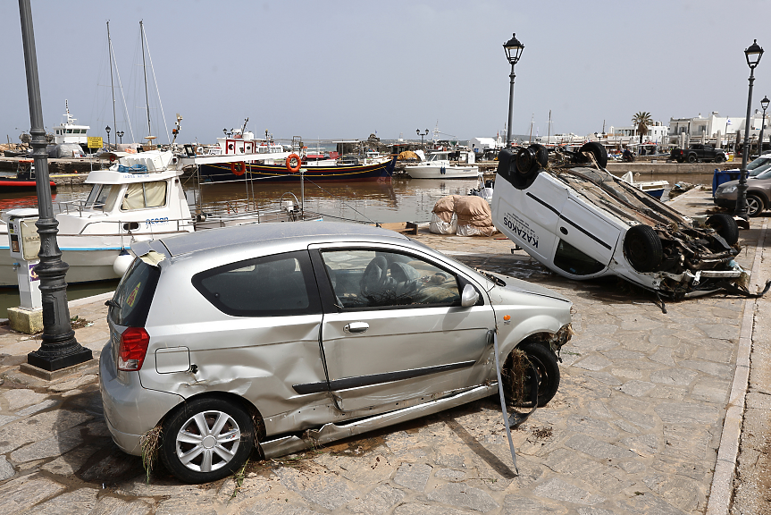 Затворени пътища на Халкидики - очакват до 100 л/кв.м