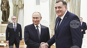 Търсеният от Интерпол Додик - при Путин в Москва