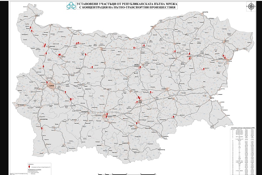 Пръснати червени карфици... Как АПИ ни 