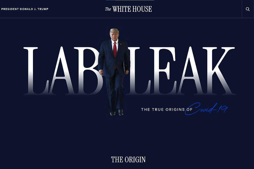 САЩ пренасочиха COVID.gov към страница, защитаваща теорията за лабораторен произход