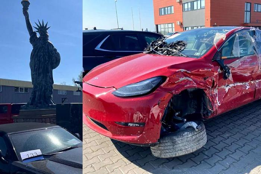 Мрежа за трафик на ударени коли от САЩ разбита в България и още 9 страни