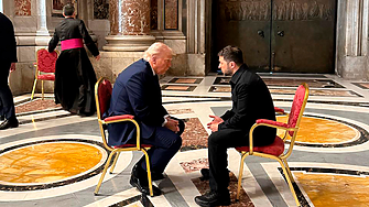 Тръмп и Зеленски се видяха в Рим. Белият дом описа разговора като